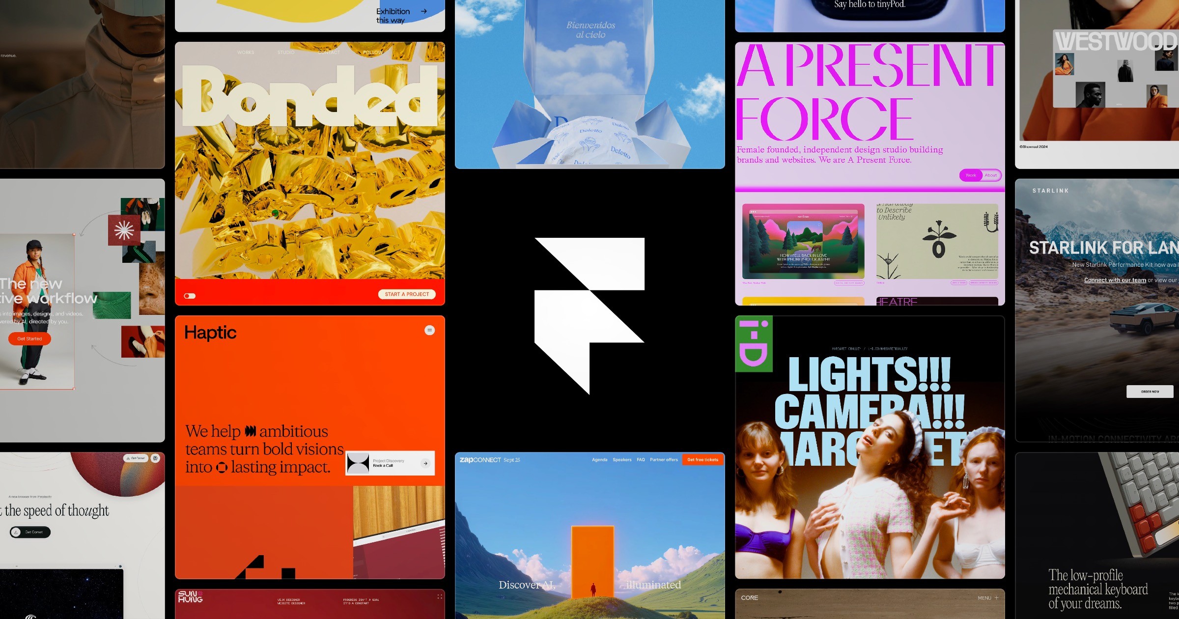 Framer official homepage preview image